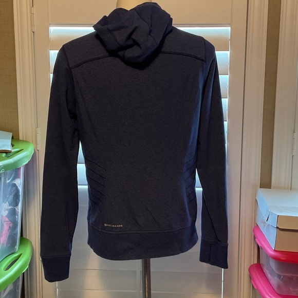 Women's Full-Zip Hoodie in Deep Blue - Picture 3 of 5
